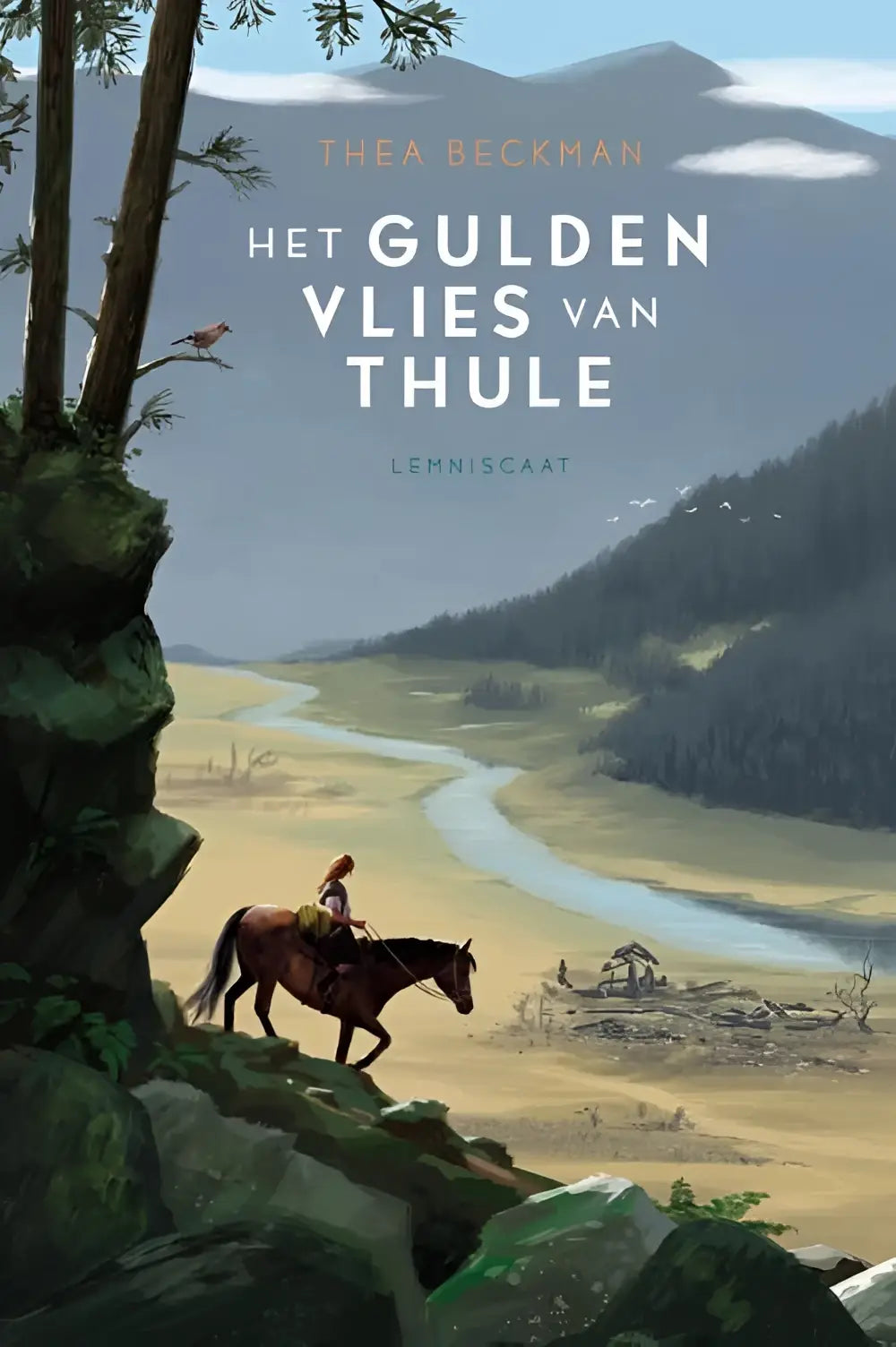 De cover van het geïllustreerde boek het gulden vlies van thule door thea beckman voor jonge lezers