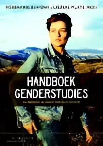 Voorzijde Handboek genderstudies met vrouw in spijkerjasje tegen berglandschap