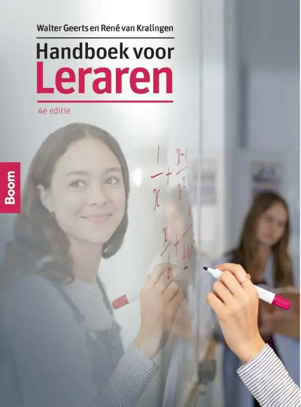 Voorzijde Handboek voor leraren 4e editie, Geerts en Van Kralingen, Boom