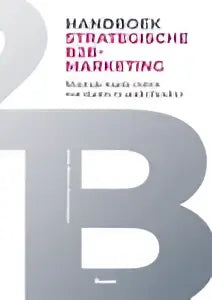 Boek handboek strategische b2b-marketing door jean-pierre thomassen met zwarte titel op witte kaft