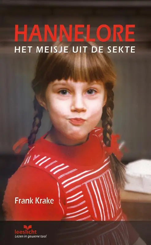 Rood wit gestreept mouwloos hemd met v hals gedragen door jong meisje in hannelore het meisje uit de sekte