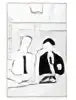 Black leren portemonnee met zilveren rits en gegraveerd logo geïnspireerd op heartstopper volume 2 van alice oseman engelstalige graphic