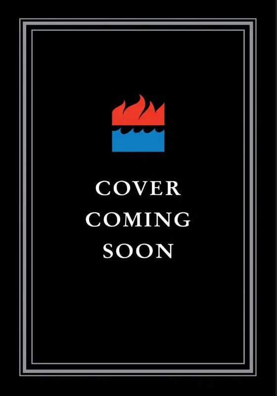 Zwarte boekomslag highfire a novel met minimalistisch rood-blauw vlam-en-water logo en witte tekst cover coming soon door eoin colfer