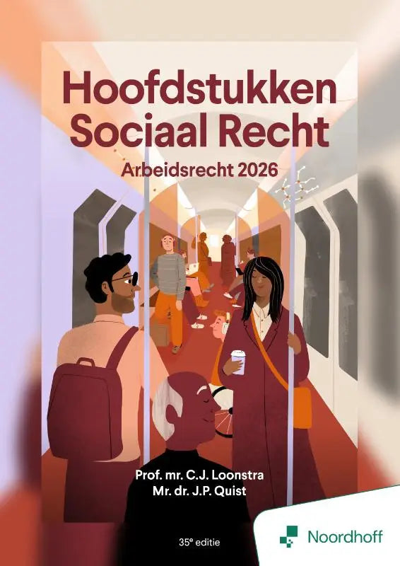 Cover van het boek hoofdstukken sociaal recht arbeidsrecht 2026 door prof in de 35e editie van hoofdstukken sociaal recht