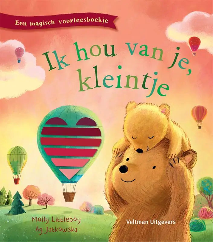 Een zacht, geïllustreerd magisch voorleesboekje voor jonge lezers met twee beren en warme pastelkleuren