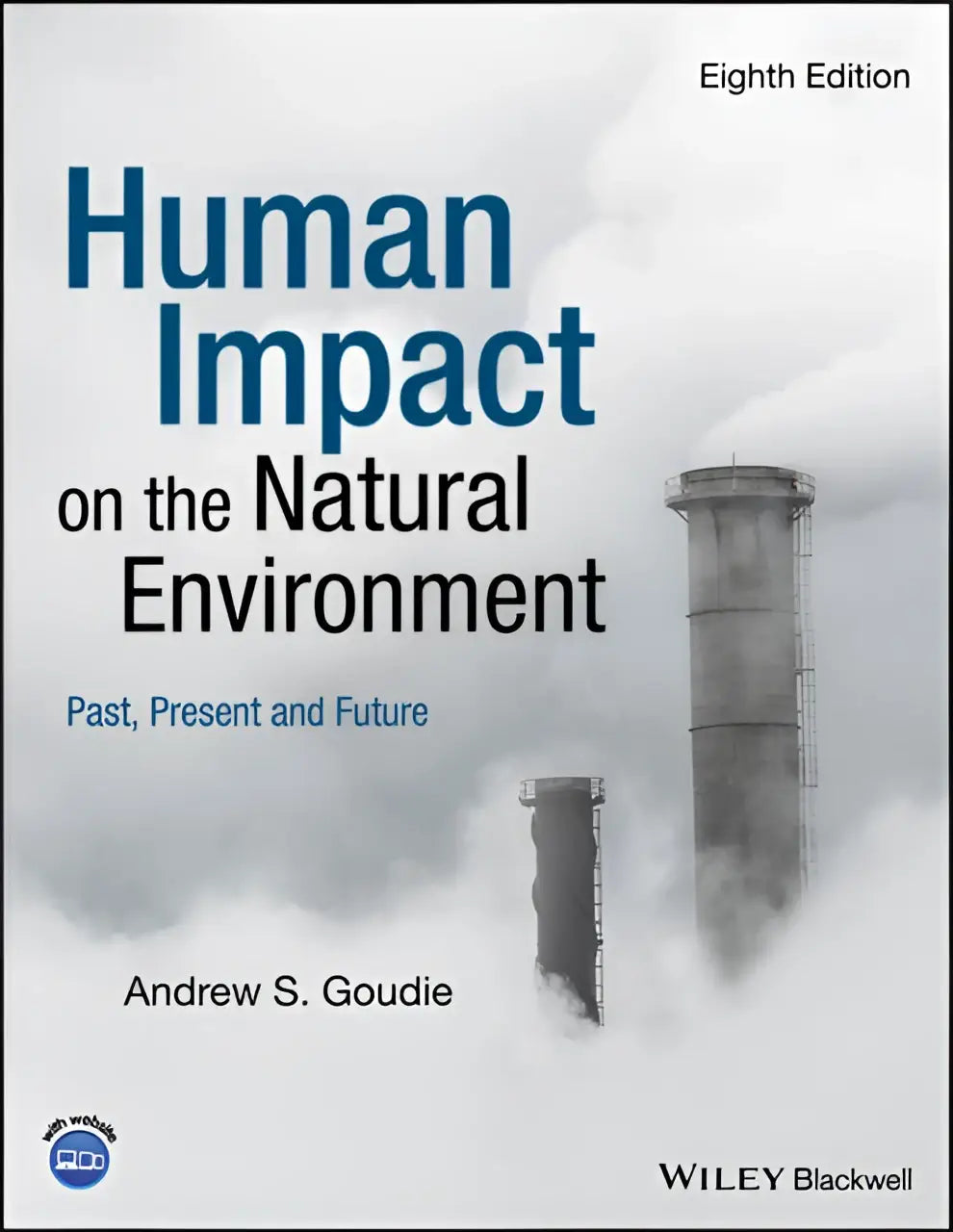 De boekomslag van human impact on the natural environment achtste editie door andrew s over impact on the natuur