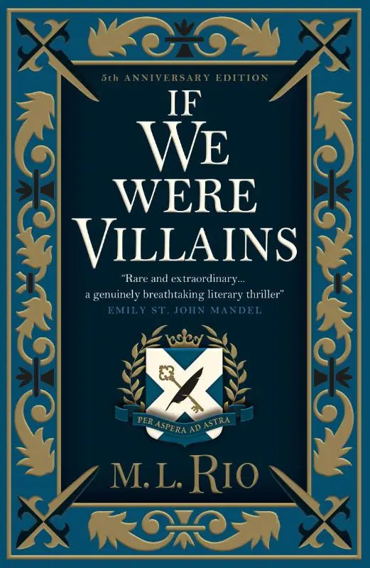 De 5e jubileumeditie van if we were villains door m.l. is een sensationaal tiktok book club boek met illustraties