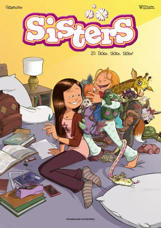 Cover van de comic book ikke ikke met levendige kleuren en speelse personages door christophe cazenove strips algemeen