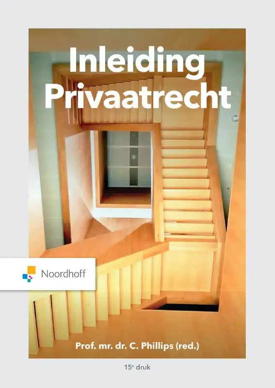 De cover van het boek inleiding privaatrecht door prof met focus op recht algemeen en algemene onderwerpen