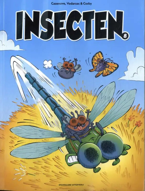 De cover van het stripboek insecten door christophe cazenove en françois vodarzac voor strips algemeen