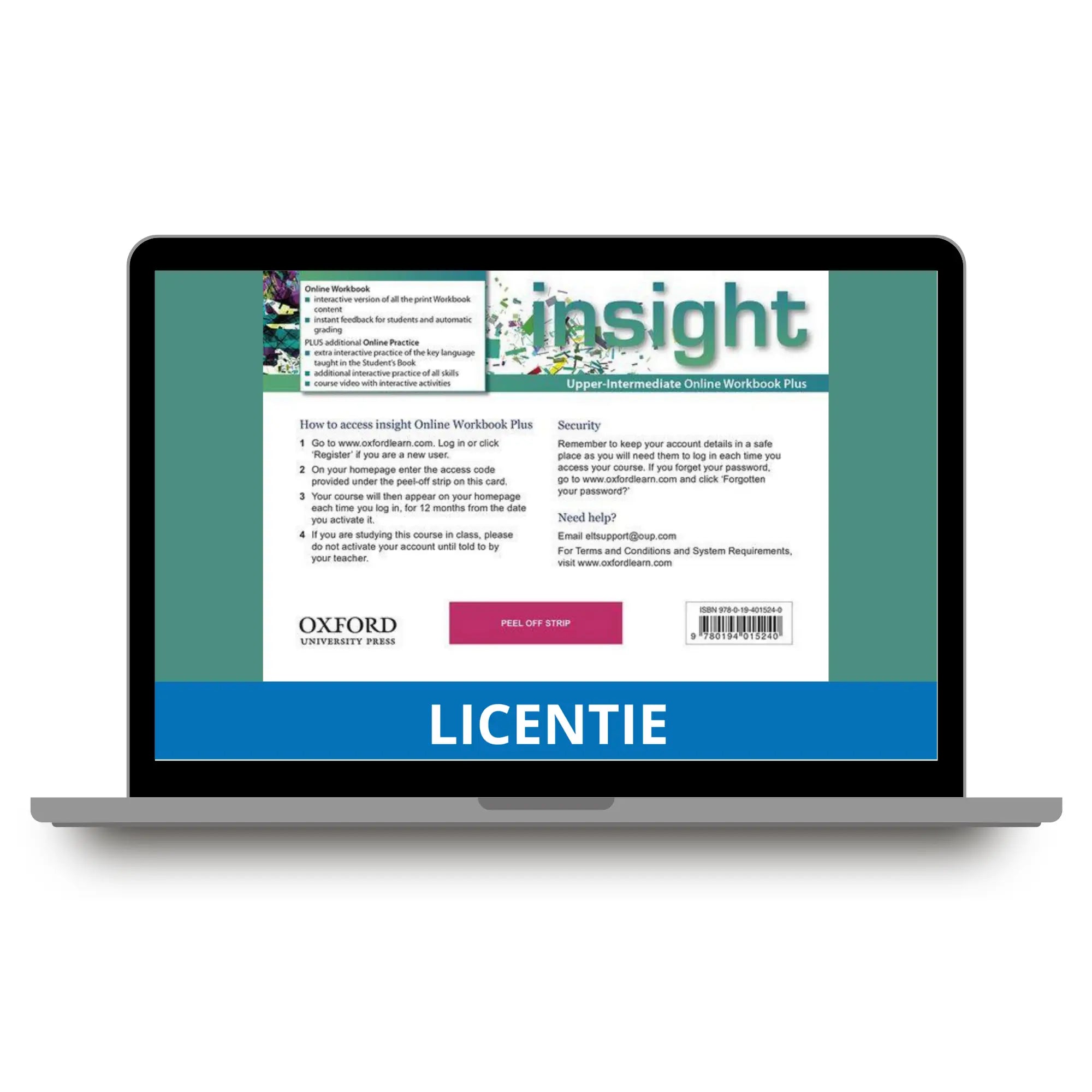 Insight - upper-intermediate (oxfl) online workbook plus - card with access code - insight - upper-intermediate (oxfl)