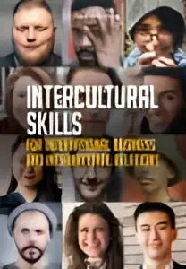 Het product intercultural skills voor international business toont gezichten en benadrukt vaardigheden voor internationale zakelijke relaties