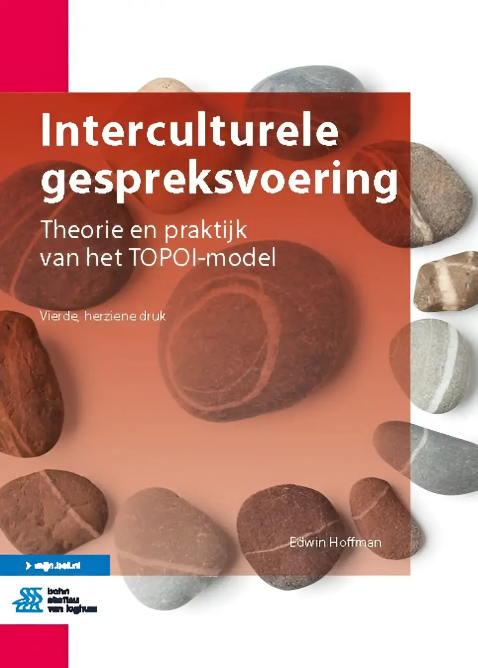 De rode boekcover van interculturele gespreksvoering door edwin hoffman met uitleg over het topoi model bsl media