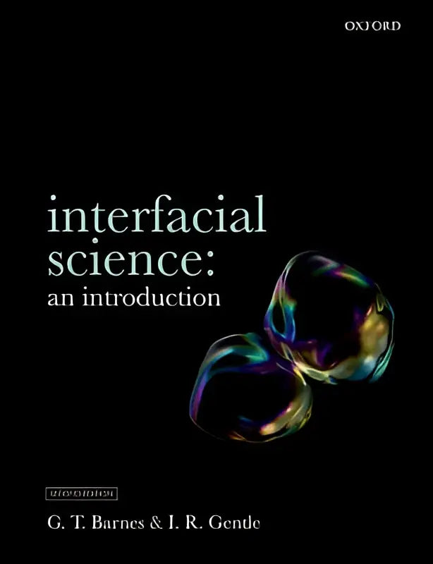 Zwarte hardcoverboek interfacial science an introduction tweede editie van g een toegankelijke tekst over interfacial science