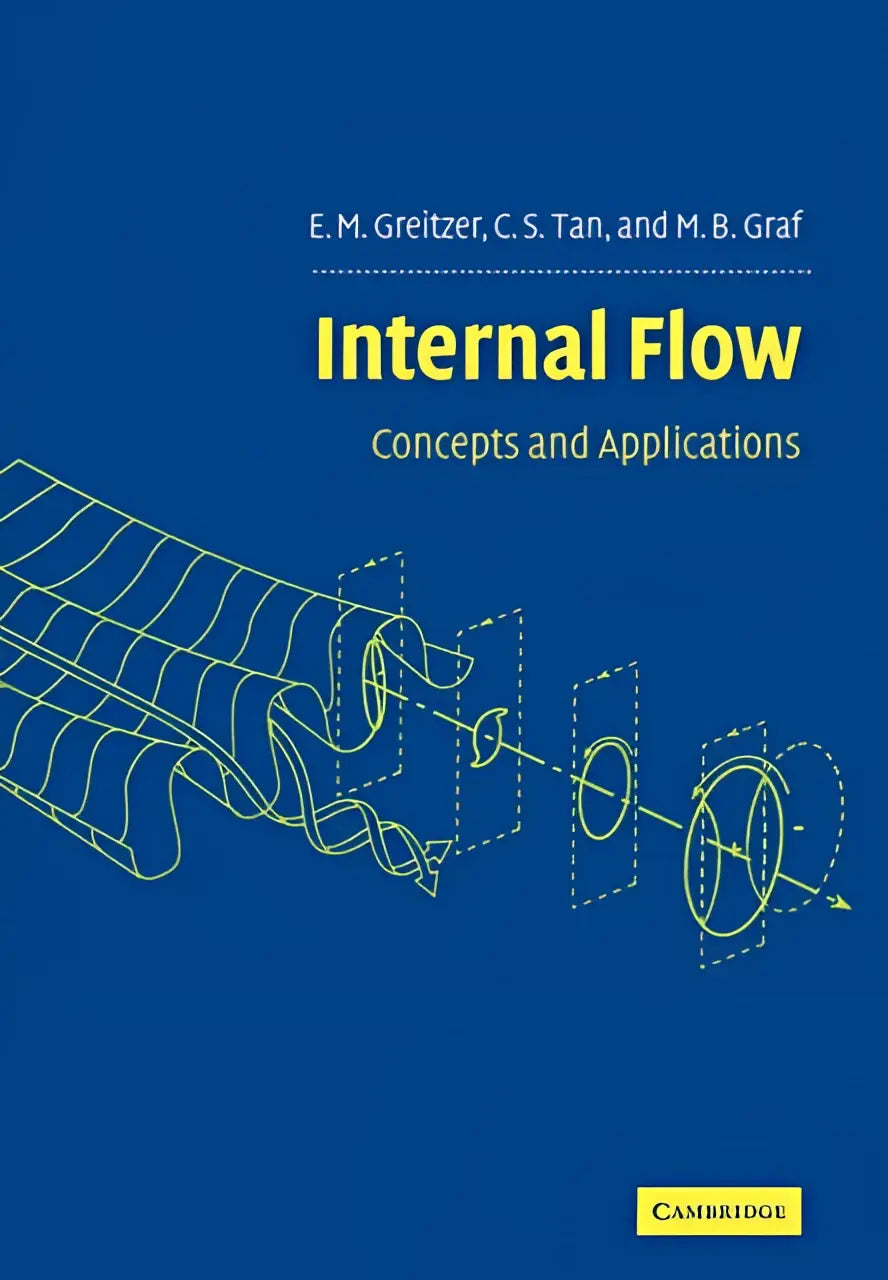 Blauw boek met de titel internal flow concepts and applications door e m voor analyse en gedrag van interne stromingen