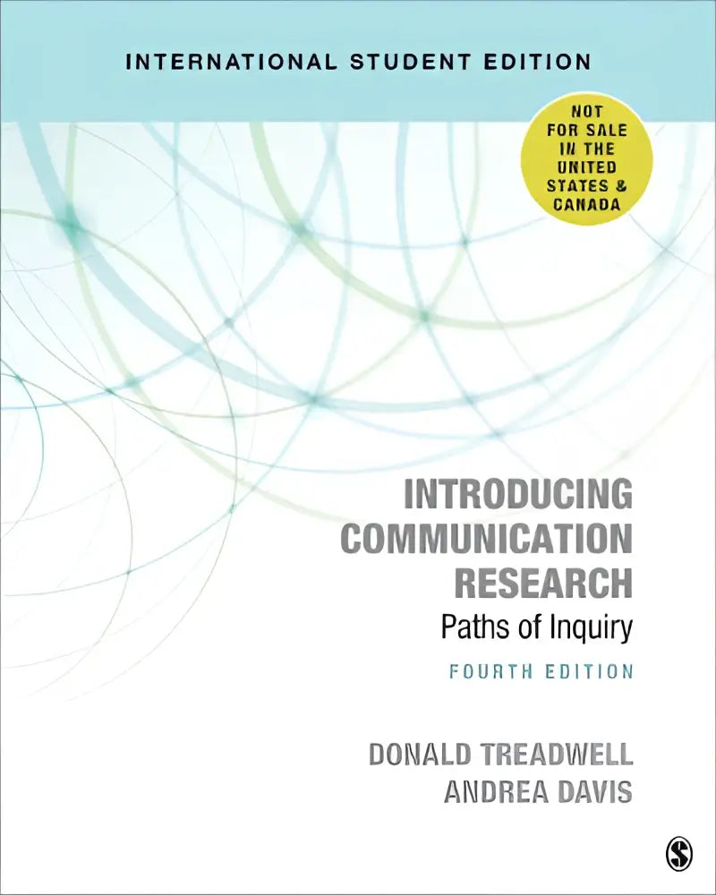 De boekcover van introducing communication research paths of inquiry vierde editie door donald treadwell en andrea davis