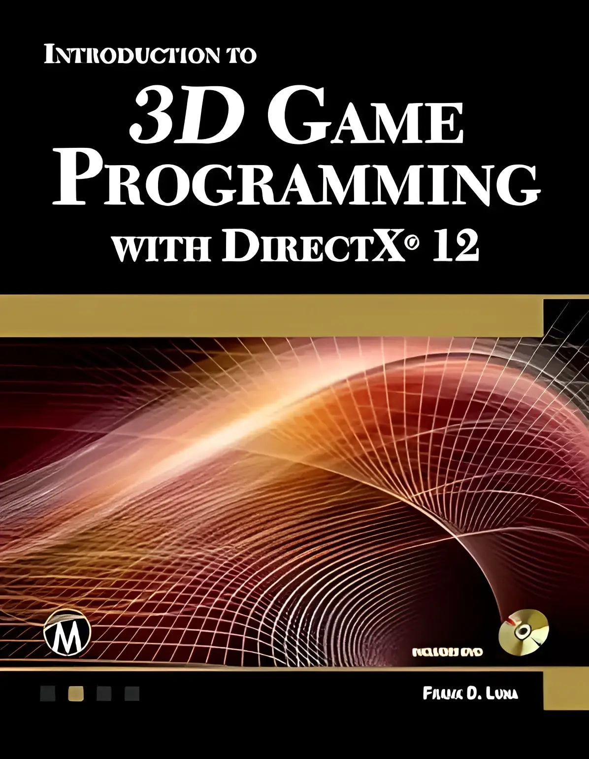 Zwarte hardcover boek introduction to 3d game programming with directx 12 van frank d voor gameontwikkeling