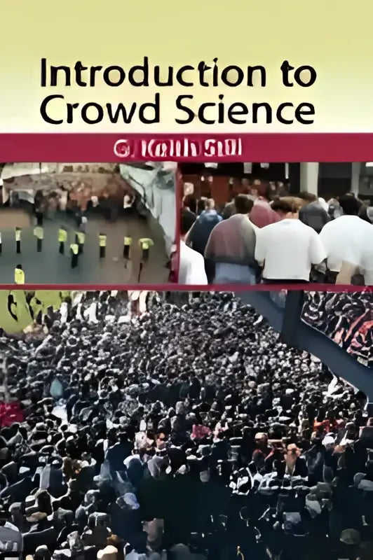 De cover van het boek introduction to crowd science door g met een blauwe en oranje kleurstelling