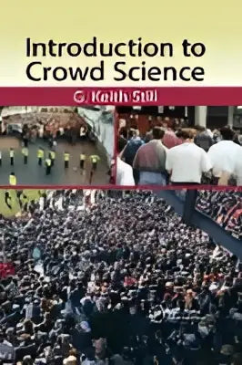 De cover van het boek introduction to crowd science door g met een blauwe en oranje kleurstelling