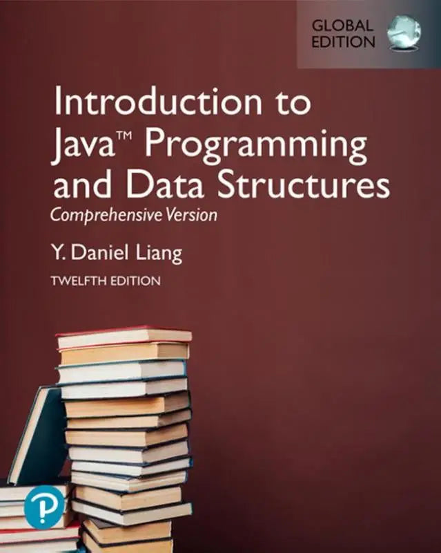 De voorkant van het boek introduction to java programming en data structures comprehensive version twelfth edition voor mylab programming en java programming
