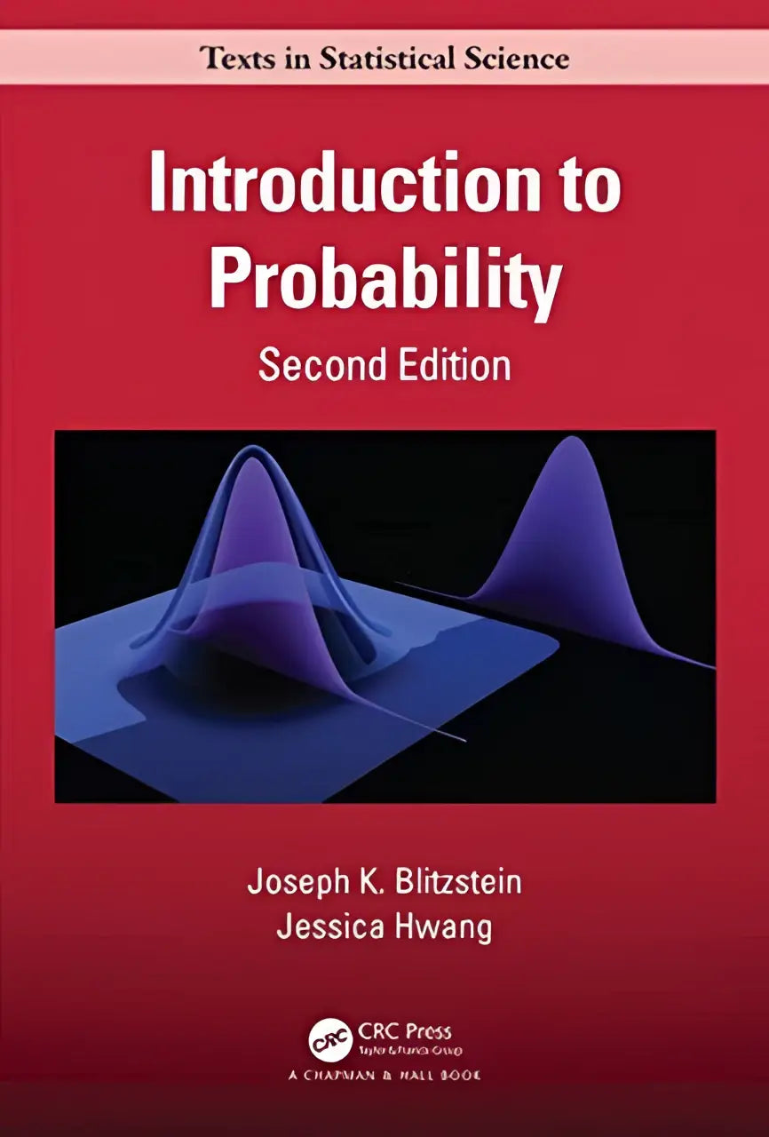 Rode hardcover studieboek introduction to probability second edition door joseph k voor academisch gebruik