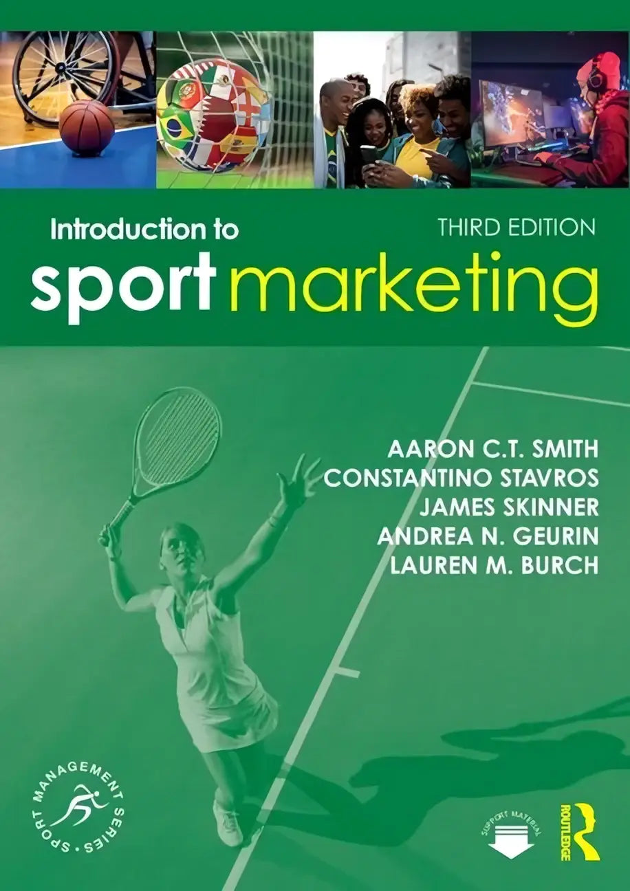 Groen en geel studieboek introductie tot sport marketing derde editie door aaron c t voor sport marketingstudies