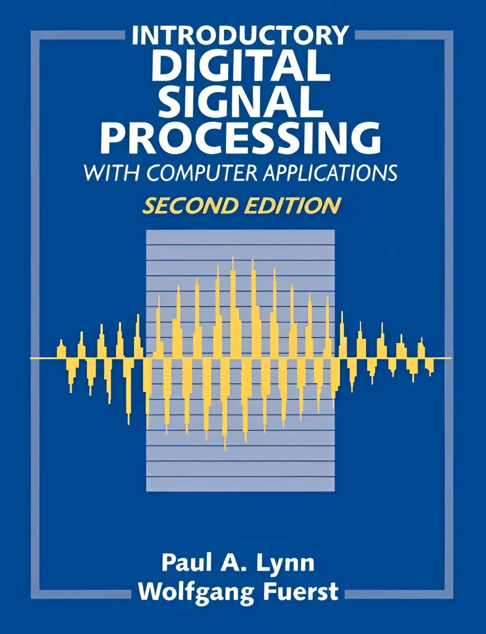 Blauwe studieboekcover van introductory digital signal processing with computer applications tweede editie door paul a met focus op digital signal processing