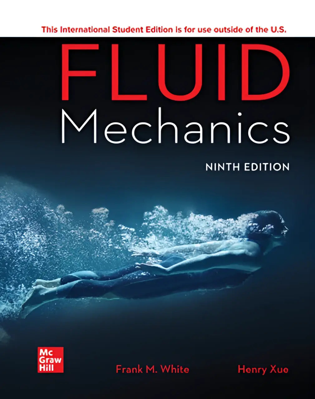 De negende editie van ise fluid mechanics door frank m is een technisch boek over fluid mechanics in een stevige omslag