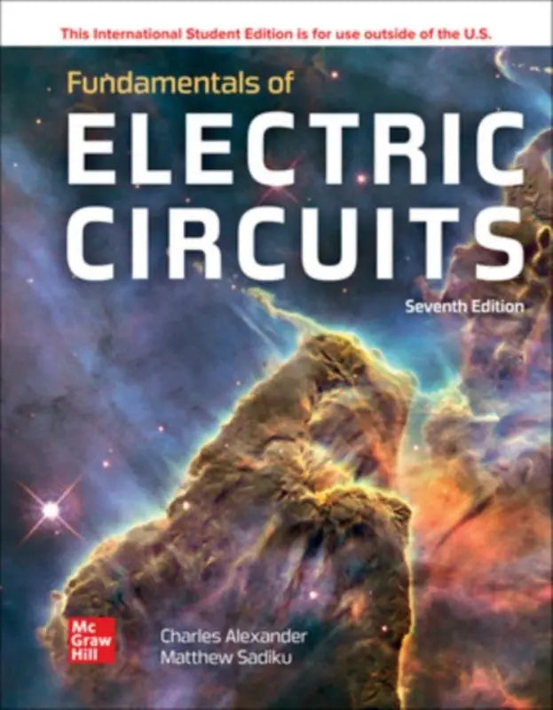 Ise fundamentals of electric circuits textbook seventh edition by charles alexander and matthew sadiku for electric circuits design a problem