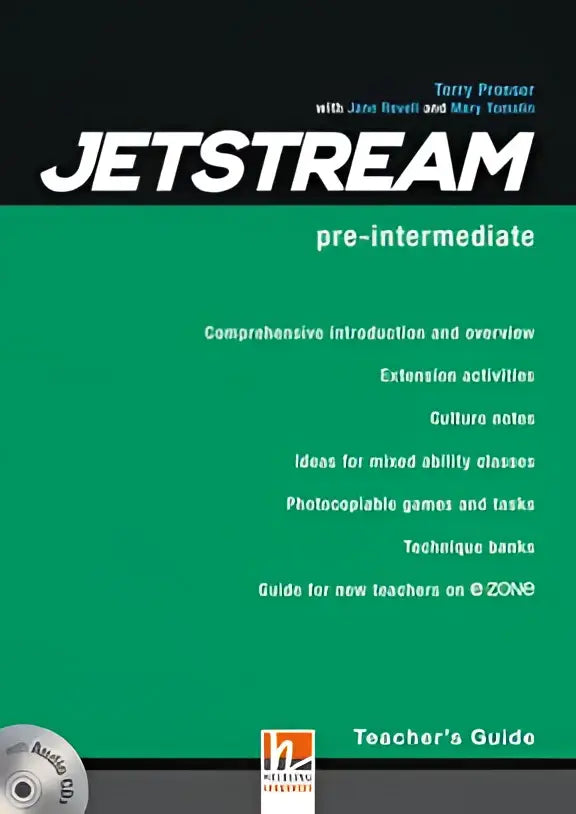 Jetstream Pre-Intermediate Teacher’s Guide met groene kaft en audio CD