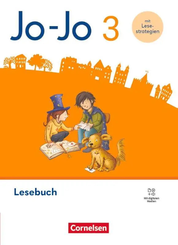 Jo-jo lesebuch 3 allgemeine ausgabe 2024 oranje kinderboek met illustraties en lesestrategie kaart und digitalen medien