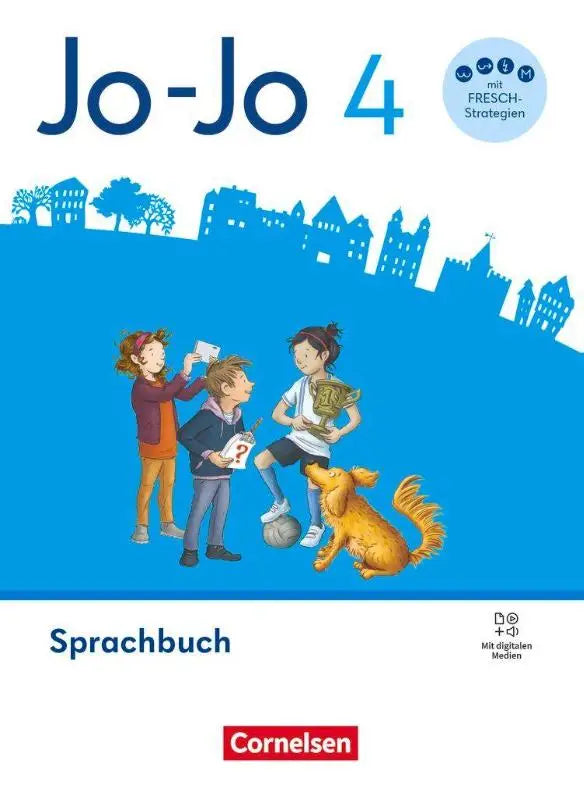 Jo-jo sprachbuch 4 allgemeine ausgabe mit blauem cover, illustrationen, lernspurenheft und digitalen medien