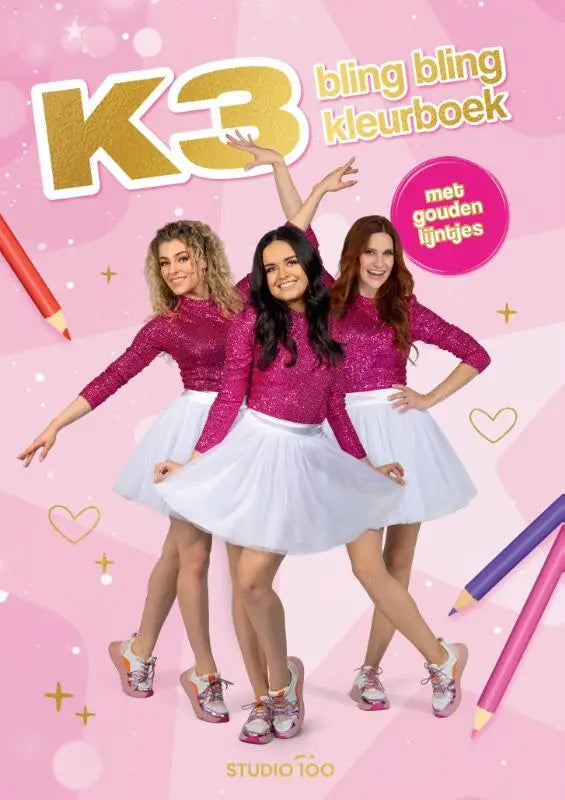 K3: Kleurboek - Bling bling kleurboek (FSC MIX 70%)