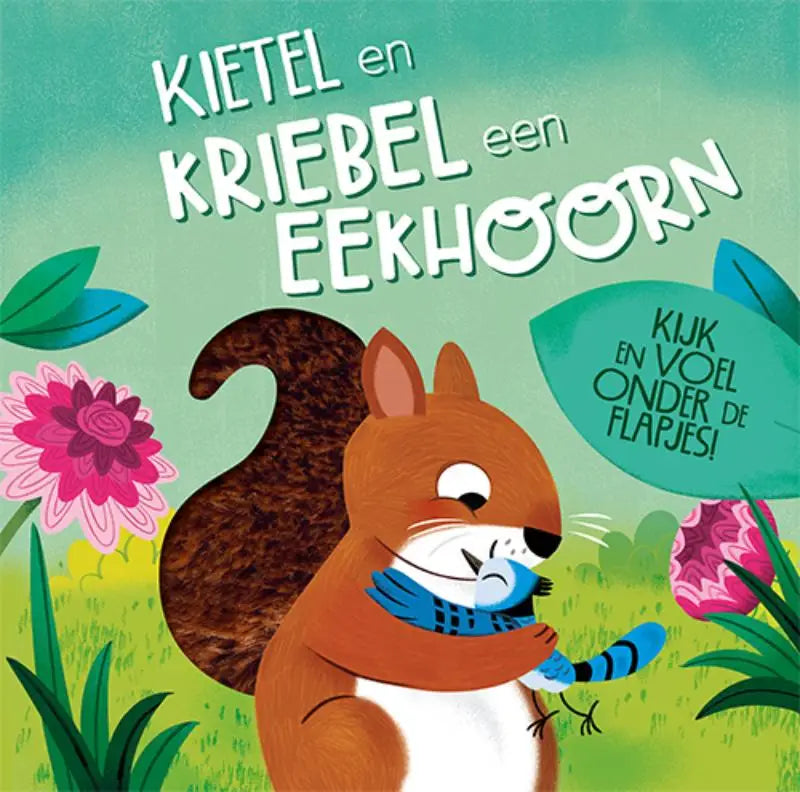 Een charmant geïllustreerde kinderkook met een vriendelijke oranje eekhoorn en een blauw vogeltje voor jonge lezers