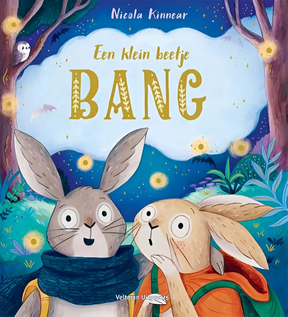 Een charmante nederlandstalig hardback voor jonge lezers met geïllustreerde konijnen door nicola kinnear een klein beetje bang