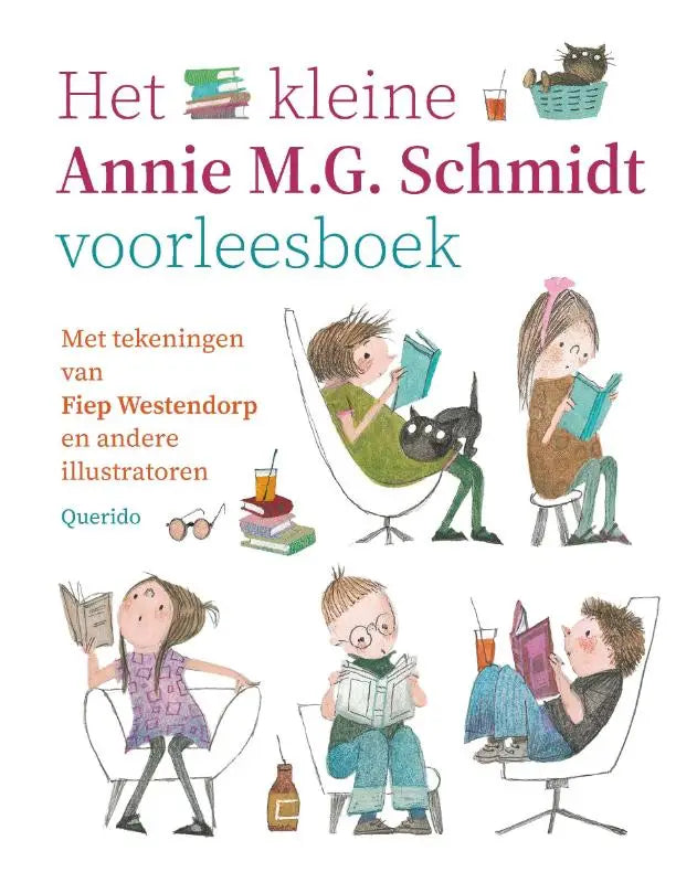 De cover van het kleine annie m.g. schmidt voorleesboek voor jonge lezers met illustraties en kleurrijk ontwerp