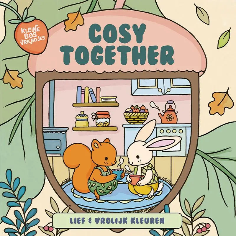 Kleine bosvriendjes - Cosy together - Lief & vrolijk kleuren