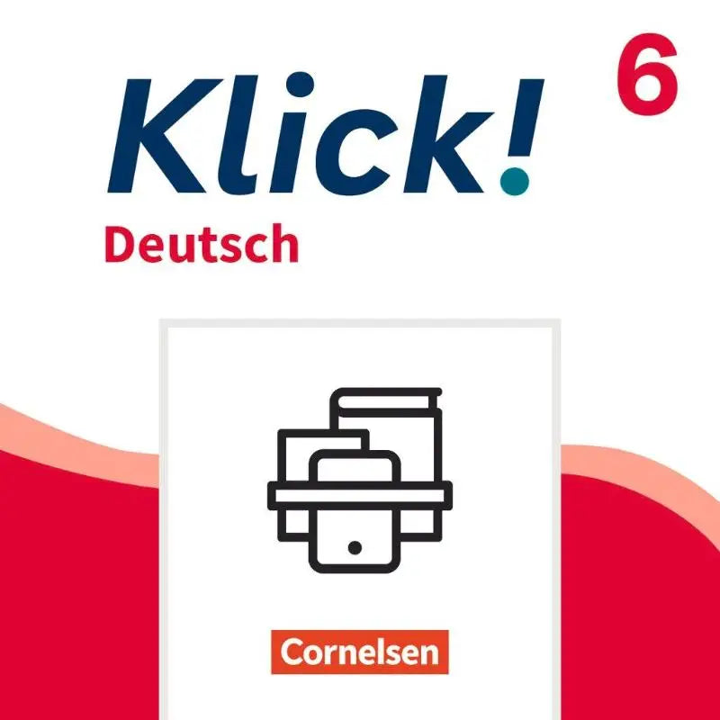 Klick deutsch 6 schuljahr arbeitshefte paket mit digitalen medien und rechtschreiben und grammatik mit minimalistischer buchillustration