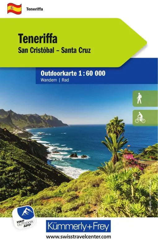 Kümmerly+Frey Outdoorkarte Teneriffa 1:60.000 - Mit San Cristobal und Santa Cruz. Touren für Wanderer, Biker und mehr! Wetterfest und leicht lesbar