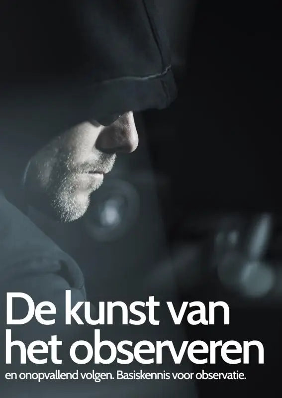 Donkere capuchontrui met textuur en subtiele stiksels voor de kunst van het observeren en onopvallend volgen