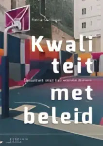 Abstracte muurschildering Kwaliteit met beleid in rood, oranje, paars