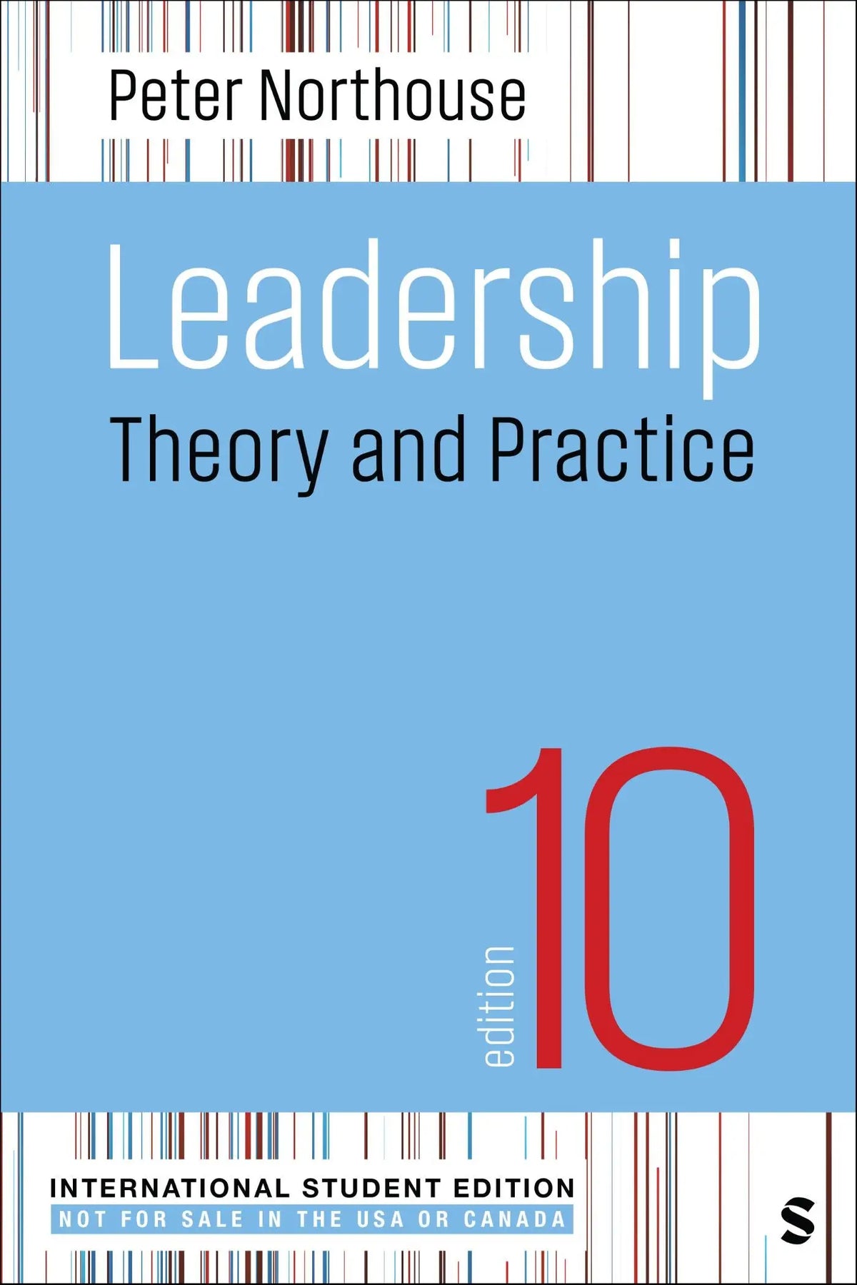 Blauwe hardcoverboek leadership theory and practice 10e editie door peter northouse international student edition