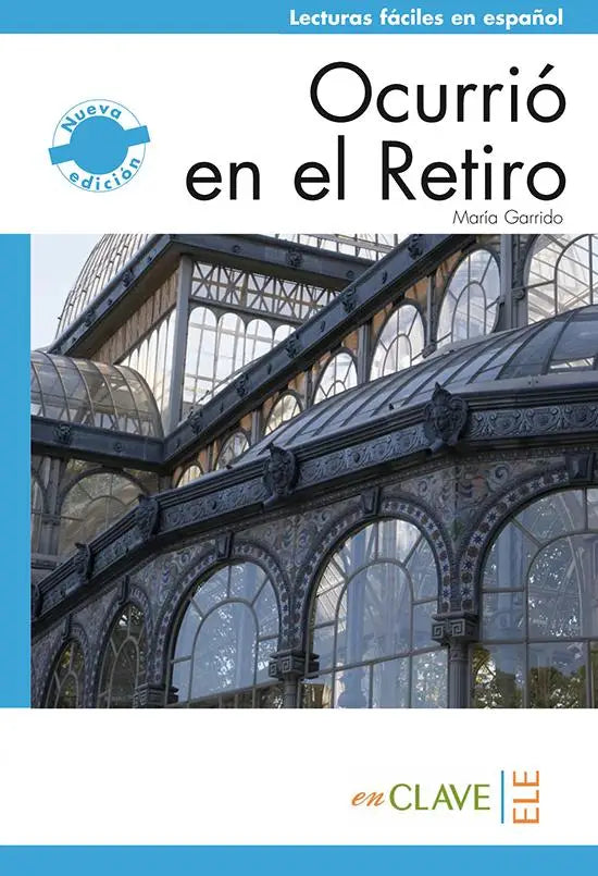 De boekcover van lecturas graduadas nivel 2 toont een zwart-witfoto van een ornamentele glazen kas met een intricaten metalen structuur