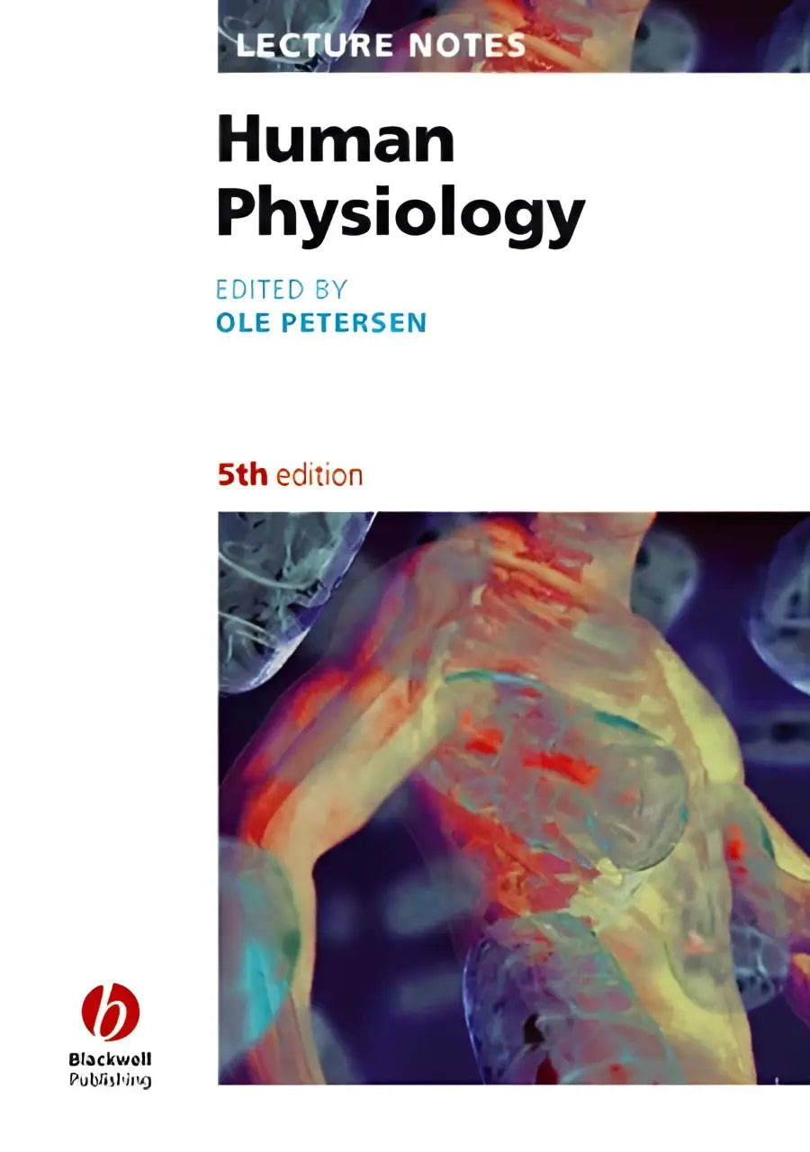 Cover of the 5th edition lecture notes human physiology for medical students edited by ole petersen published by blackwell