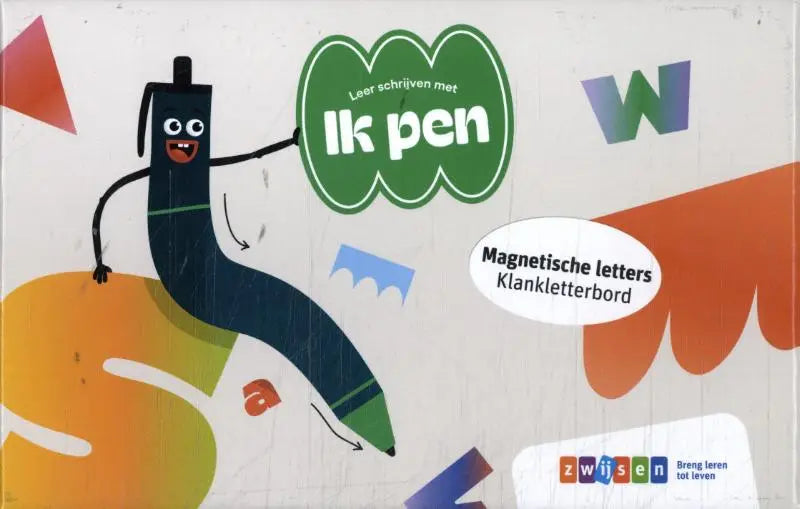 Groene en witte magnetische geluidsbord met cartoon potlood karakter geschikt voor leer schrijven met ik pen product