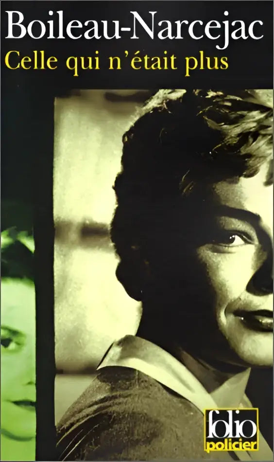 Het boek les diaboliques celle qui n’etait plus toont een zwart-wit portret van een vrouw met kort golvend haar