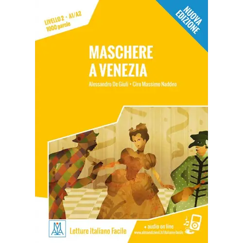 Letture italiano facile - maschere a venezia (a1/a2) libro + mp3 - letture italiano facile - maschere a venezia (a1/a2)