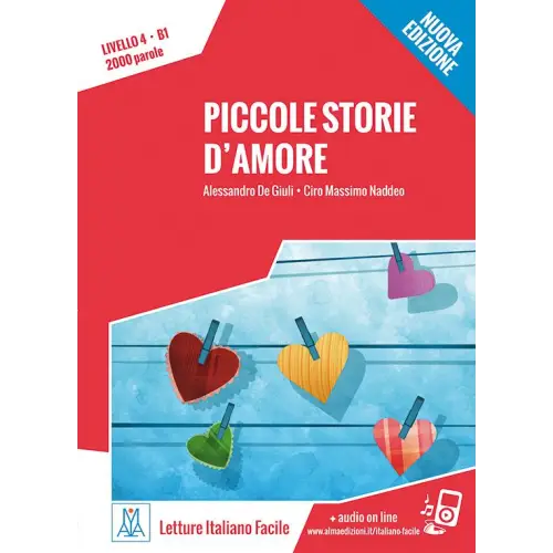 Letture italiano facile - piccole storie d’amore (b1) libro + mp3 - letture italiano facile - piccole storie d’amore