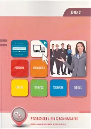 Het roze en blauwe educatieve werkboek lhb 2 behandeld personeel en organisatie voor studie en training