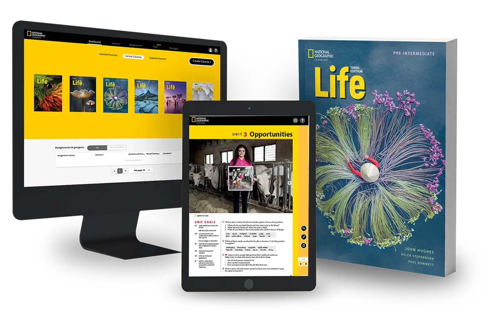 Life 3rd edition - beginner book + spark - boek met licentie